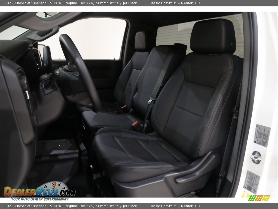2022 Chevrolet Silverado 1500 WT Regular Cab 4x4 Summit White / Jet Black Photo #5
