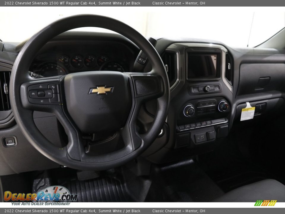 2022 Chevrolet Silverado 1500 WT Regular Cab 4x4 Summit White / Jet Black Photo #7