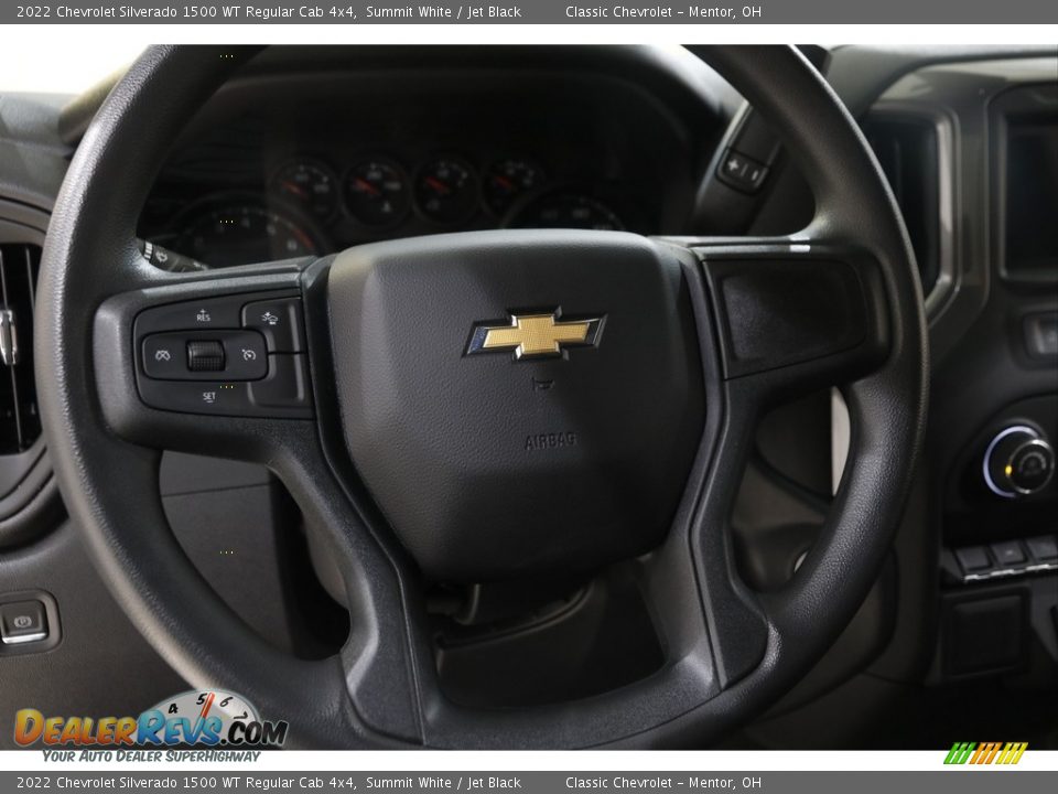 2022 Chevrolet Silverado 1500 WT Regular Cab 4x4 Summit White / Jet Black Photo #8