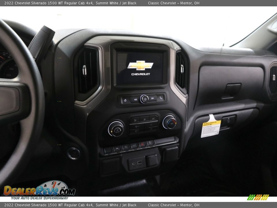 2022 Chevrolet Silverado 1500 WT Regular Cab 4x4 Summit White / Jet Black Photo #10