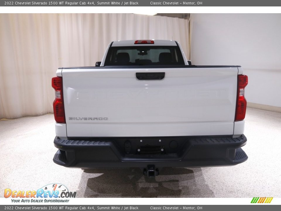 2022 Chevrolet Silverado 1500 WT Regular Cab 4x4 Summit White / Jet Black Photo #17