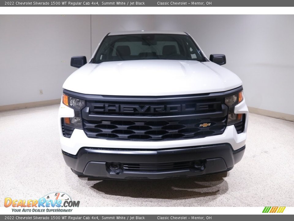 2022 Chevrolet Silverado 1500 WT Regular Cab 4x4 Summit White / Jet Black Photo #2