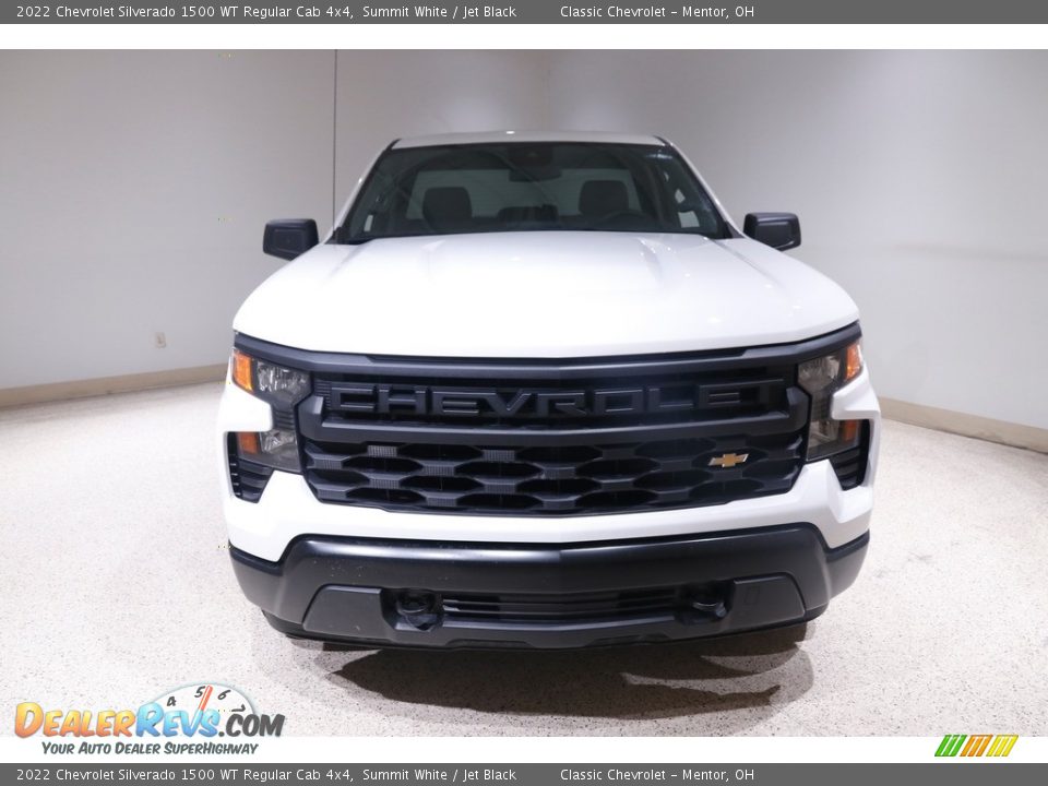 2022 Chevrolet Silverado 1500 WT Regular Cab 4x4 Summit White / Jet Black Photo #2