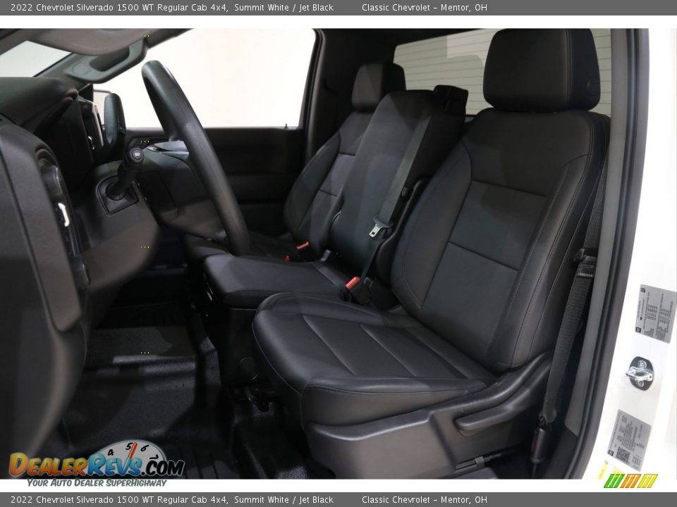 Front Seat of 2022 Chevrolet Silverado 1500 WT Regular Cab 4x4 Photo #5