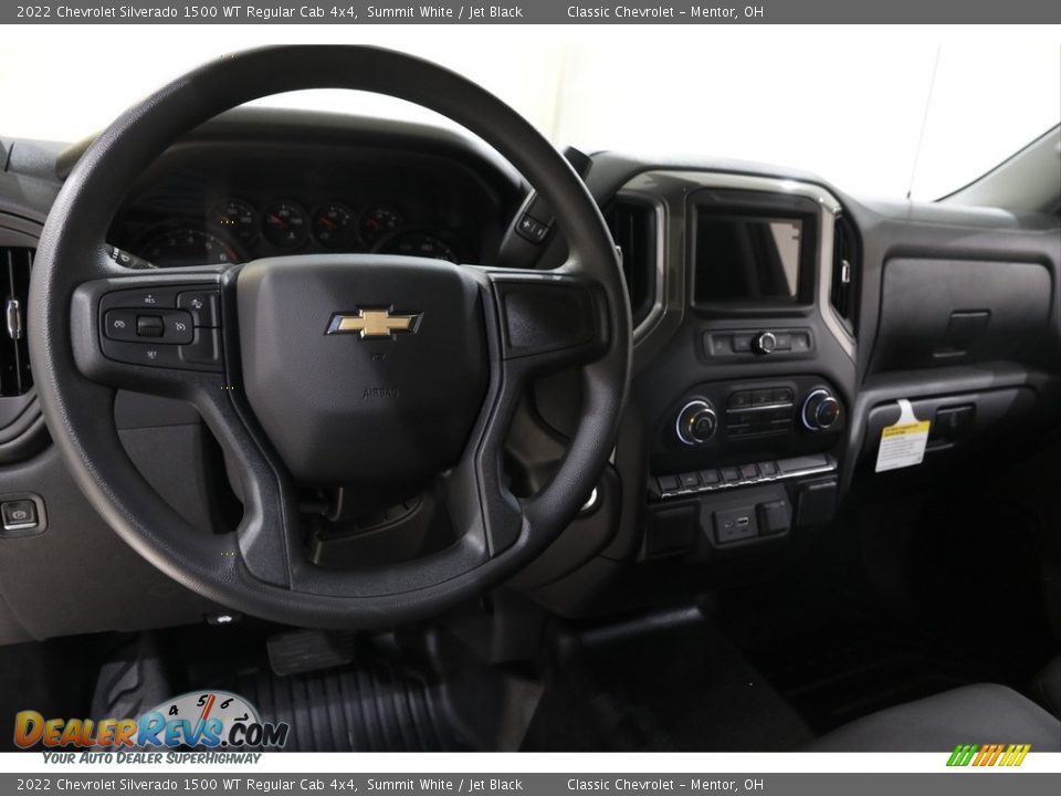 Dashboard of 2022 Chevrolet Silverado 1500 WT Regular Cab 4x4 Photo #7