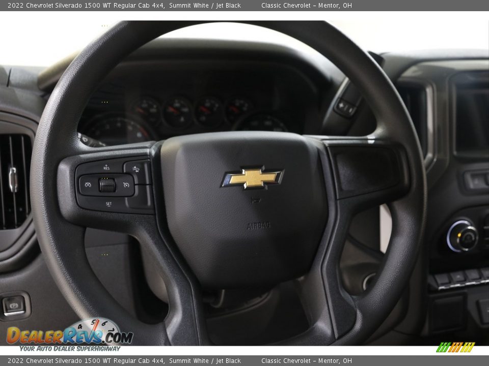 2022 Chevrolet Silverado 1500 WT Regular Cab 4x4 Steering Wheel Photo #8