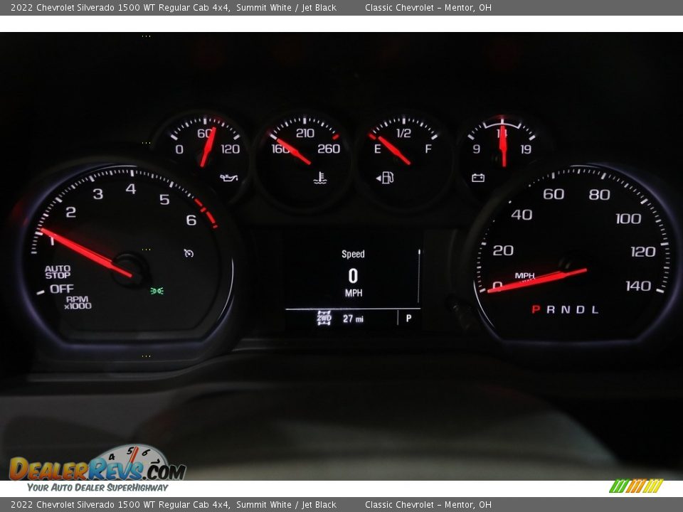 2022 Chevrolet Silverado 1500 WT Regular Cab 4x4 Gauges Photo #9