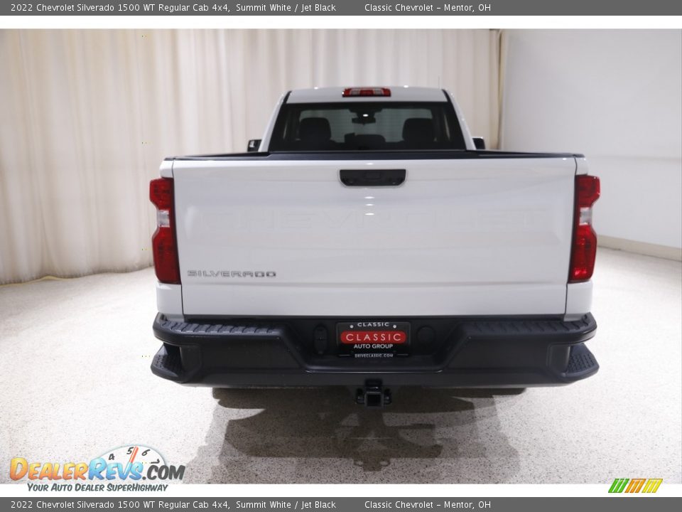 2022 Chevrolet Silverado 1500 WT Regular Cab 4x4 Summit White / Jet Black Photo #17