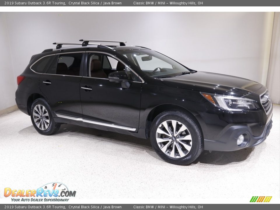 2019 Subaru Outback 3.6R Touring Crystal Black Silica / Java Brown Photo #1