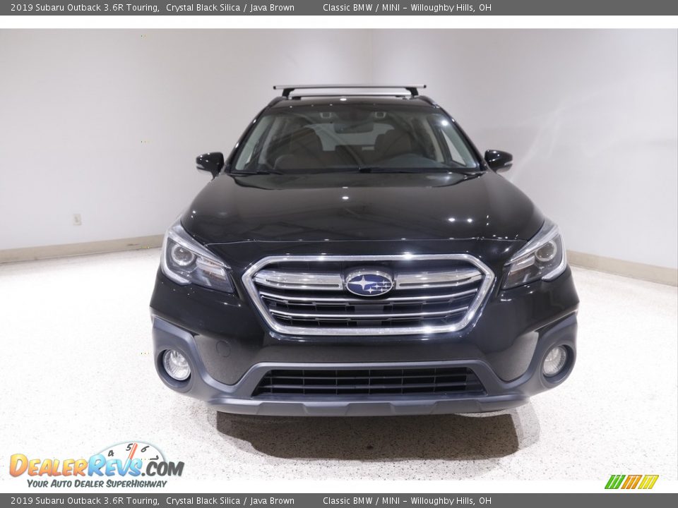 2019 Subaru Outback 3.6R Touring Crystal Black Silica / Java Brown Photo #2