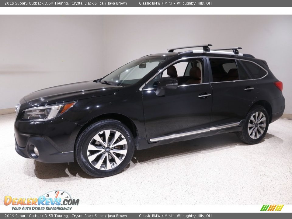 2019 Subaru Outback 3.6R Touring Crystal Black Silica / Java Brown Photo #3