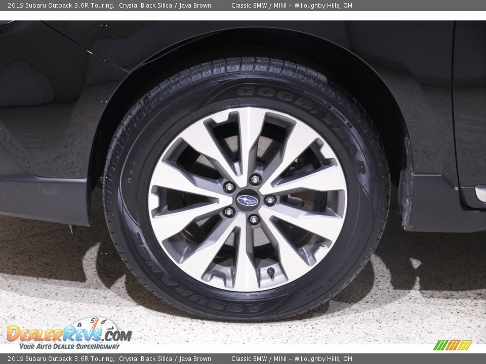 2019 Subaru Outback 3.6R Touring Crystal Black Silica / Java Brown Photo #21