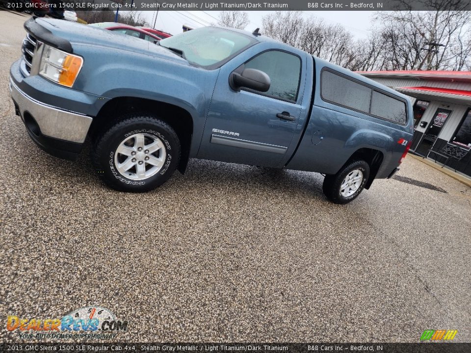 Stealth Gray Metallic 2013 GMC Sierra 1500 SLE Regular Cab 4x4 Photo #1