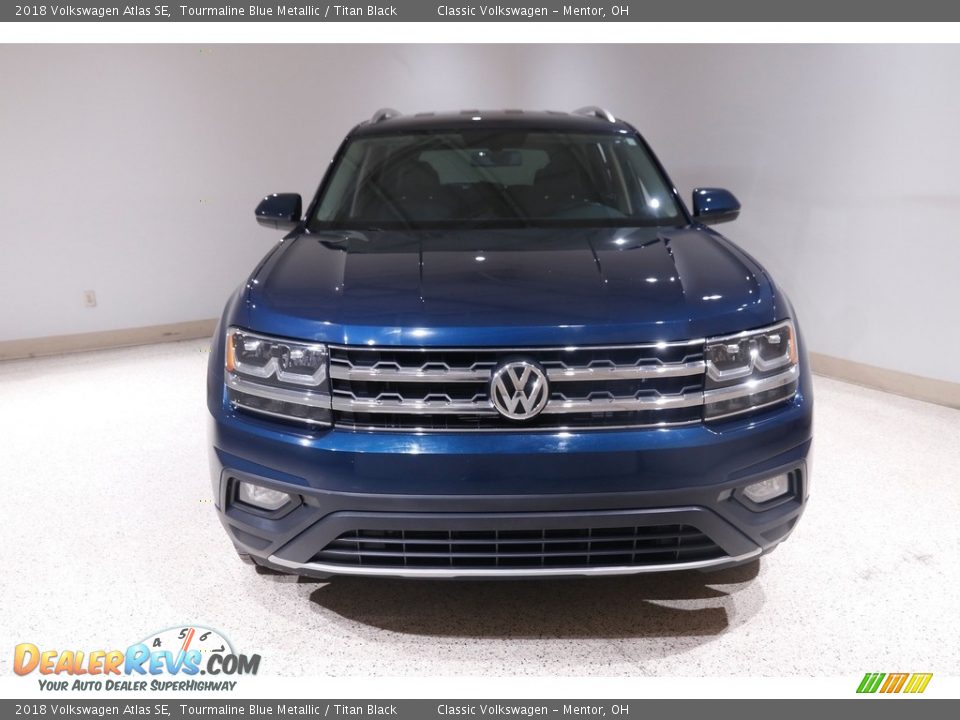 2018 Volkswagen Atlas SE Tourmaline Blue Metallic / Titan Black Photo #2