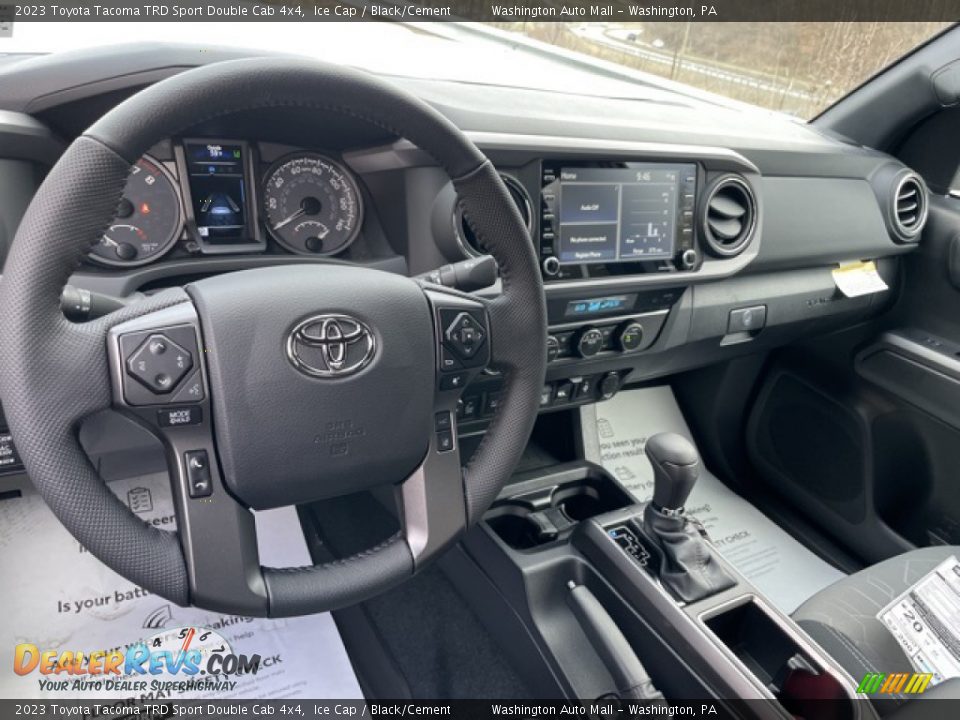 2023 Toyota Tacoma TRD Sport Double Cab 4x4 Ice Cap / Black/Cement Photo #3