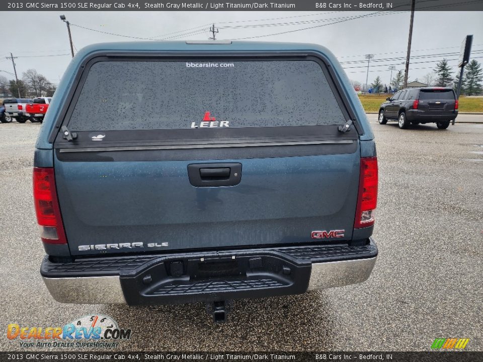 2013 GMC Sierra 1500 SLE Regular Cab 4x4 Stealth Gray Metallic / Light Titanium/Dark Titanium Photo #4