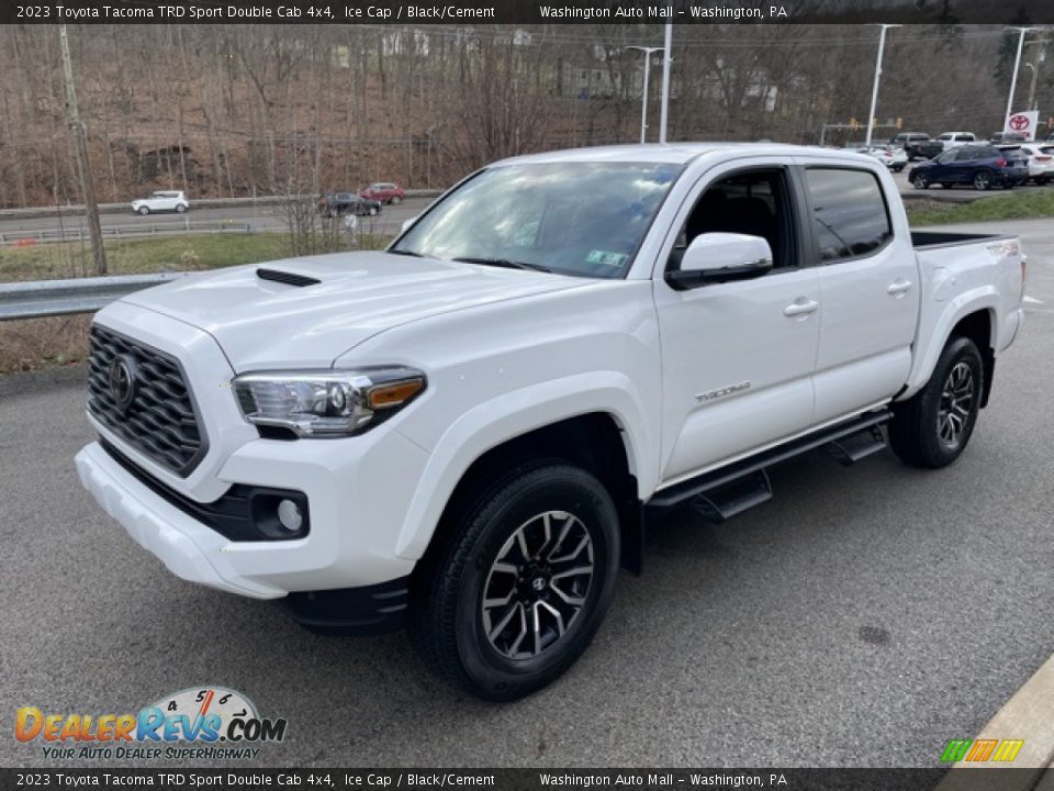 2023 Toyota Tacoma TRD Sport Double Cab 4x4 Ice Cap / Black/Cement Photo #7