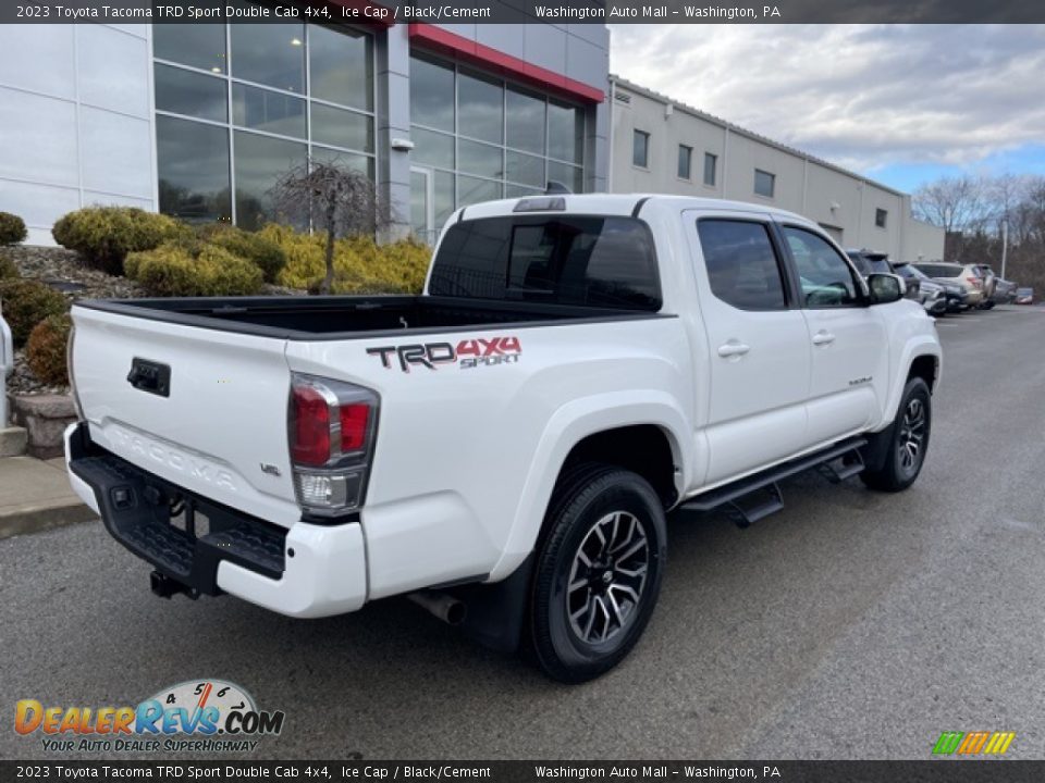 2023 Toyota Tacoma TRD Sport Double Cab 4x4 Ice Cap / Black/Cement Photo #9