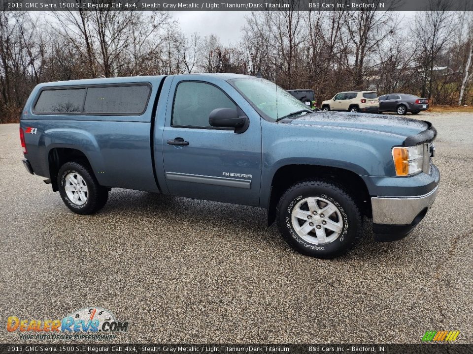 Stealth Gray Metallic 2013 GMC Sierra 1500 SLE Regular Cab 4x4 Photo #7