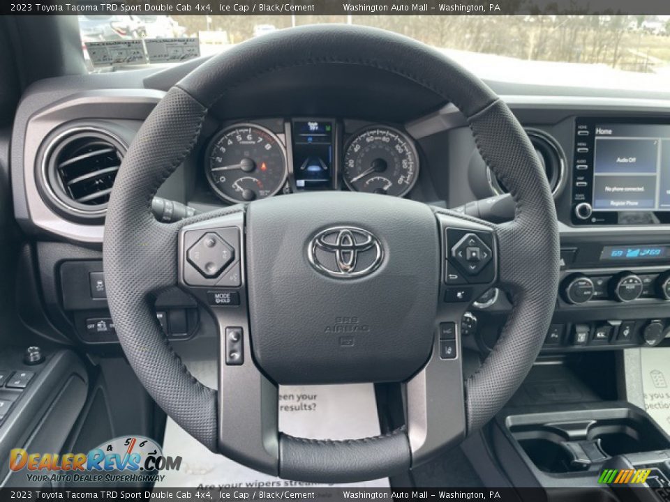 2023 Toyota Tacoma TRD Sport Double Cab 4x4 Ice Cap / Black/Cement Photo #10