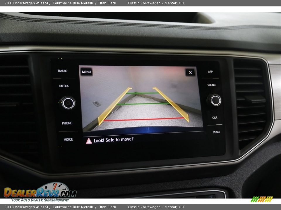 2018 Volkswagen Atlas SE Tourmaline Blue Metallic / Titan Black Photo #12