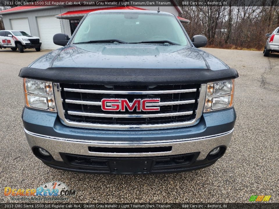 2013 GMC Sierra 1500 SLE Regular Cab 4x4 Stealth Gray Metallic / Light Titanium/Dark Titanium Photo #8