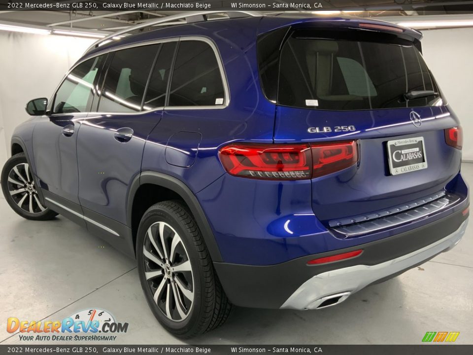 2022 Mercedes-Benz GLB 250 Galaxy Blue Metallic / Macchiato Beige Photo #6