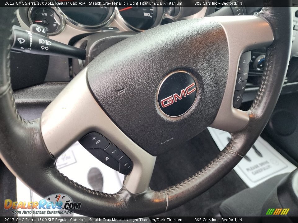 2013 GMC Sierra 1500 SLE Regular Cab 4x4 Steering Wheel Photo #12