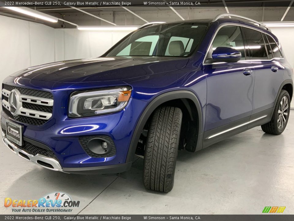 2022 Mercedes-Benz GLB 250 Galaxy Blue Metallic / Macchiato Beige Photo #7