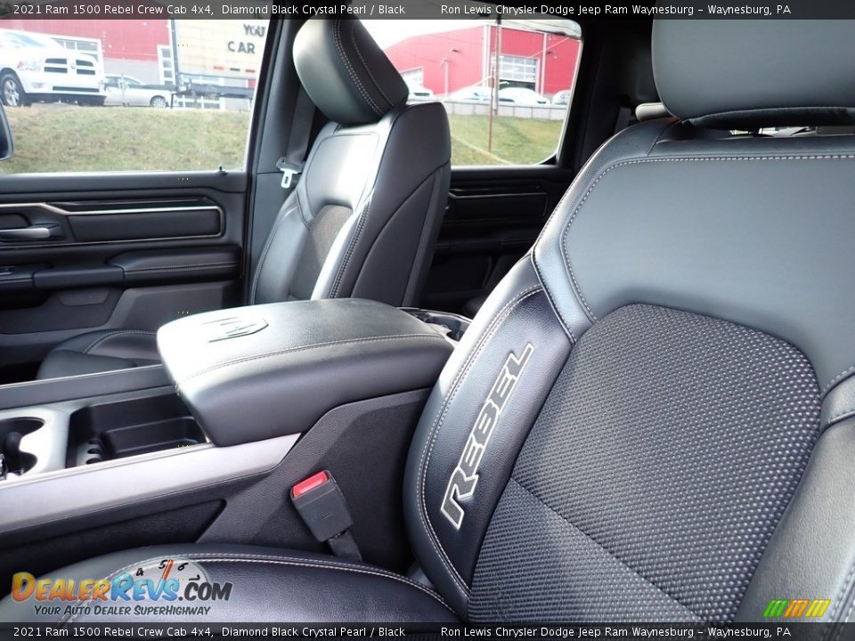 Front Seat of 2021 Ram 1500 Rebel Crew Cab 4x4 Photo #11