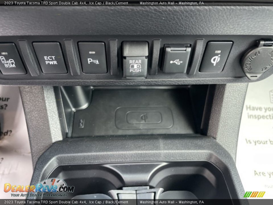 2023 Toyota Tacoma TRD Sport Double Cab 4x4 Ice Cap / Black/Cement Photo #18