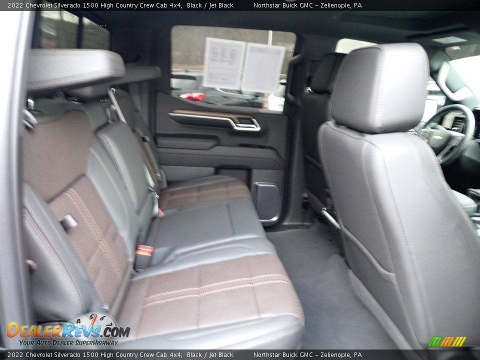2022 Chevrolet Silverado 1500 High Country Crew Cab 4x4 Black / Jet Black Photo #16
