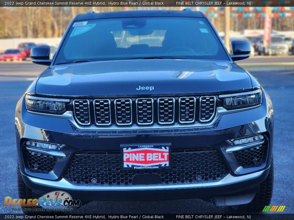 2022 Jeep Grand Cherokee Summit Reserve 4XE Hybrid Hydro Blue Pearl / Global Black Photo #2
