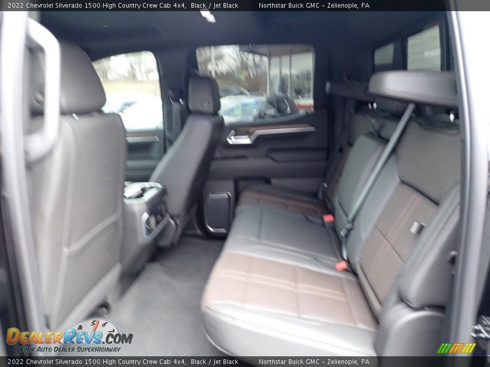 2022 Chevrolet Silverado 1500 High Country Crew Cab 4x4 Black / Jet Black Photo #17