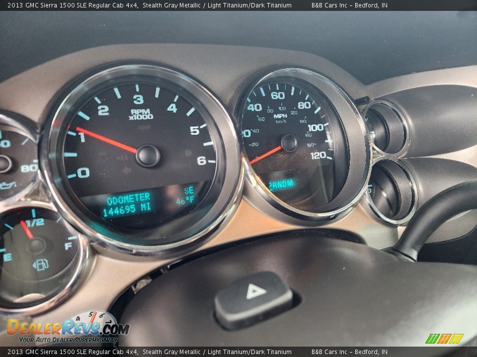 2013 GMC Sierra 1500 SLE Regular Cab 4x4 Gauges Photo #16