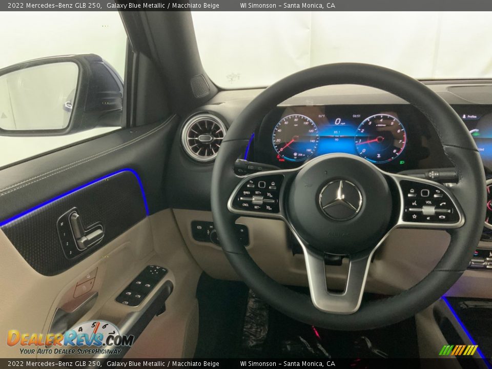 2022 Mercedes-Benz GLB 250 Galaxy Blue Metallic / Macchiato Beige Photo #11