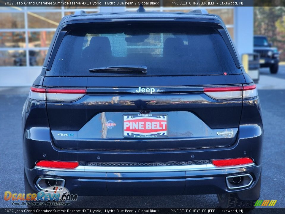 2022 Jeep Grand Cherokee Summit Reserve 4XE Hybrid Hydro Blue Pearl / Global Black Photo #6