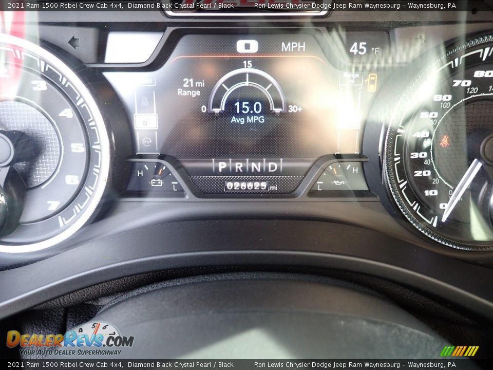 2021 Ram 1500 Rebel Crew Cab 4x4 Gauges Photo #20