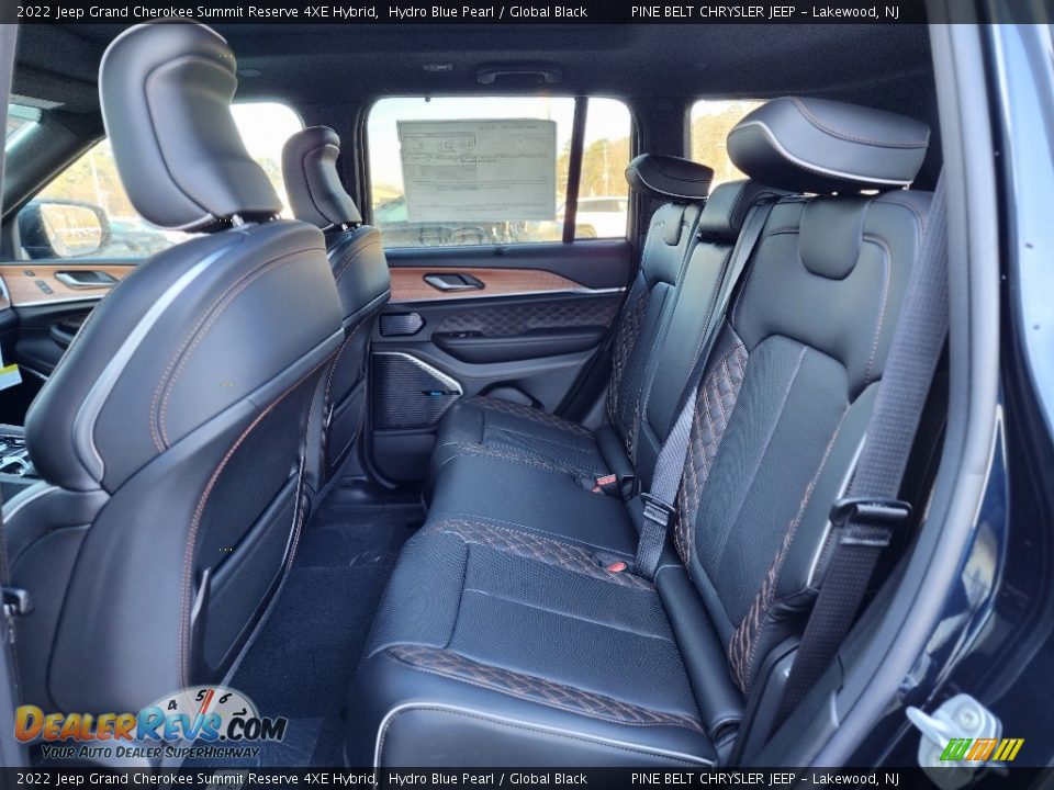 Rear Seat of 2022 Jeep Grand Cherokee Summit Reserve 4XE Hybrid Photo #9