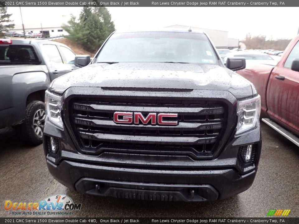 2021 GMC Sierra 1500 Elevation Double Cab 4WD Onyx Black / Jet Black Photo #2