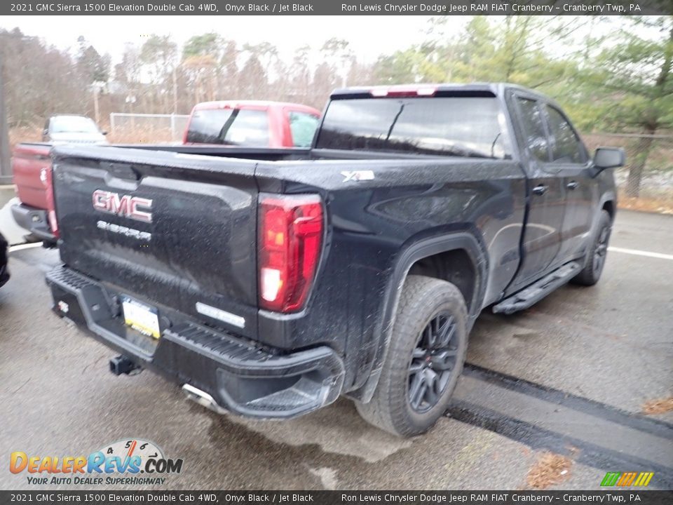 2021 GMC Sierra 1500 Elevation Double Cab 4WD Onyx Black / Jet Black Photo #4