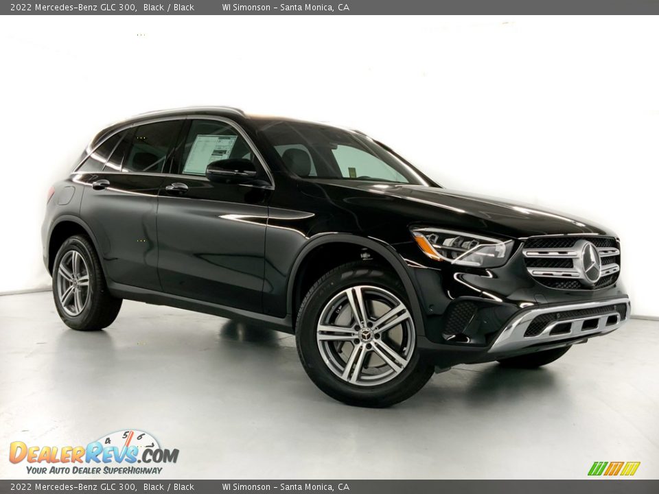 2022 Mercedes-Benz GLC 300 Black / Black Photo #2