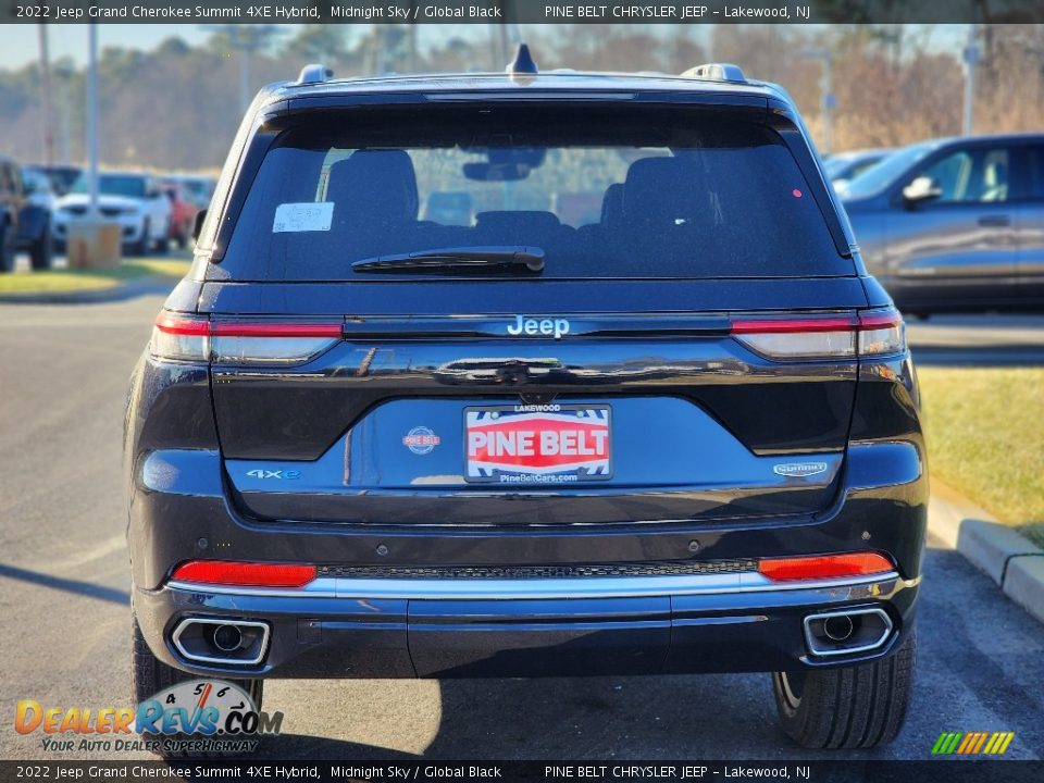 2022 Jeep Grand Cherokee Summit 4XE Hybrid Midnight Sky / Global Black Photo #6