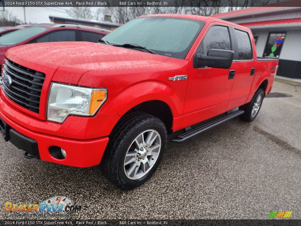 2014 Ford F150 STX SuperCrew 4x4 Race Red / Black Photo #7