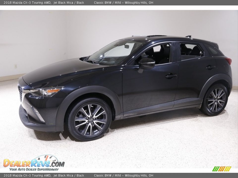 2018 Mazda CX-3 Touring AWD Jet Black Mica / Black Photo #3