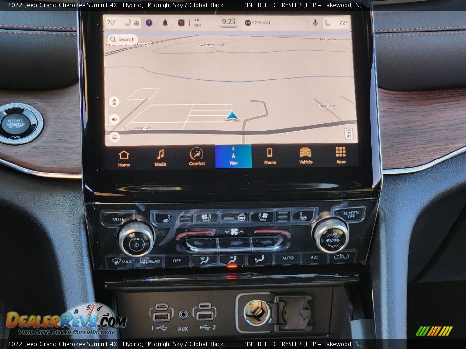 Navigation of 2022 Jeep Grand Cherokee Summit 4XE Hybrid Photo #14