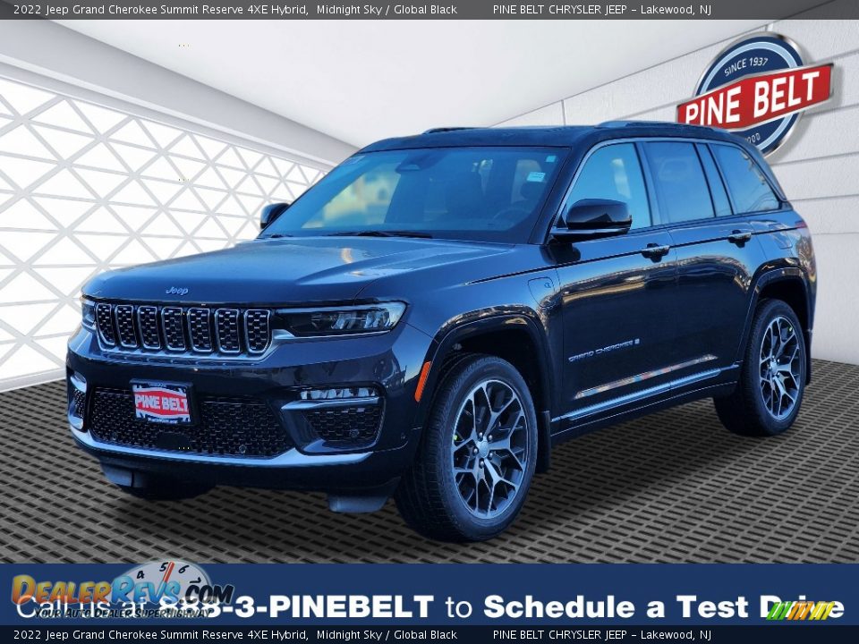 2022 Jeep Grand Cherokee Summit Reserve 4XE Hybrid Midnight Sky / Global Black Photo #1