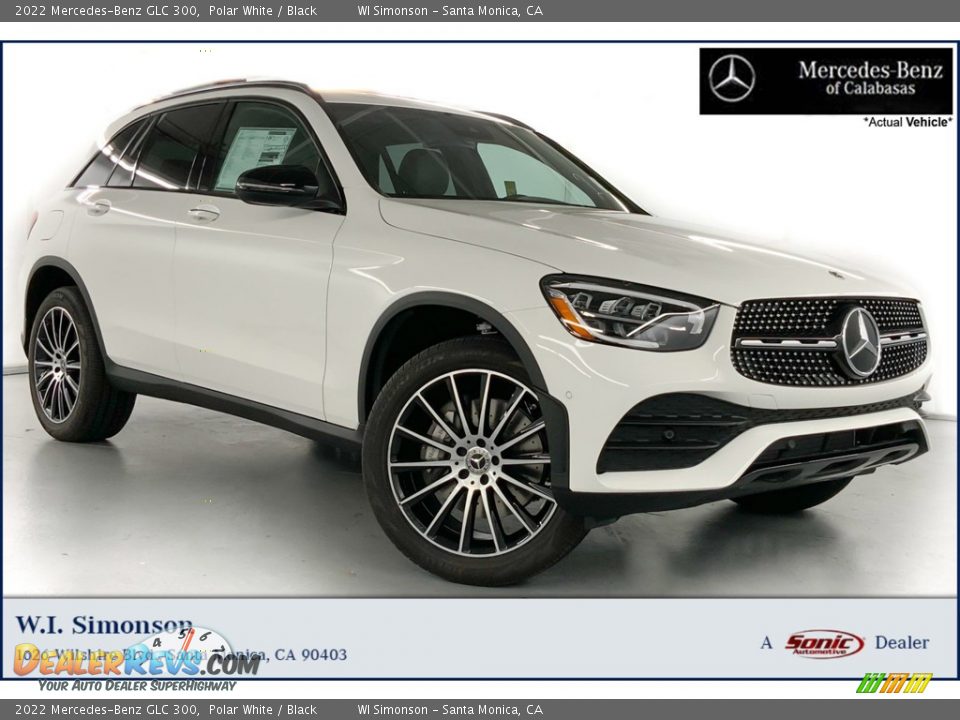 2022 Mercedes-Benz GLC 300 Polar White / Black Photo #1