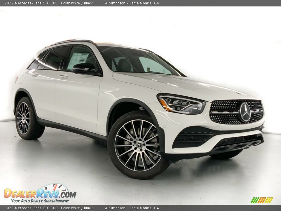 2022 Mercedes-Benz GLC 300 Polar White / Black Photo #2