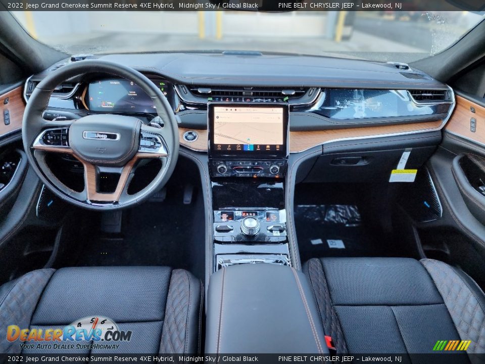 Global Black Interior - 2022 Jeep Grand Cherokee Summit Reserve 4XE Hybrid Photo #10